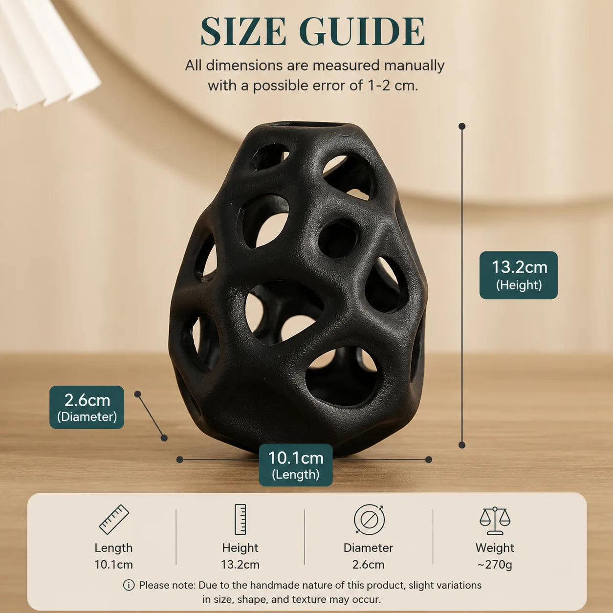 Nordic Ceramic Hollow Sphere Sculpture – Modern Minimalist Home Décor Accent