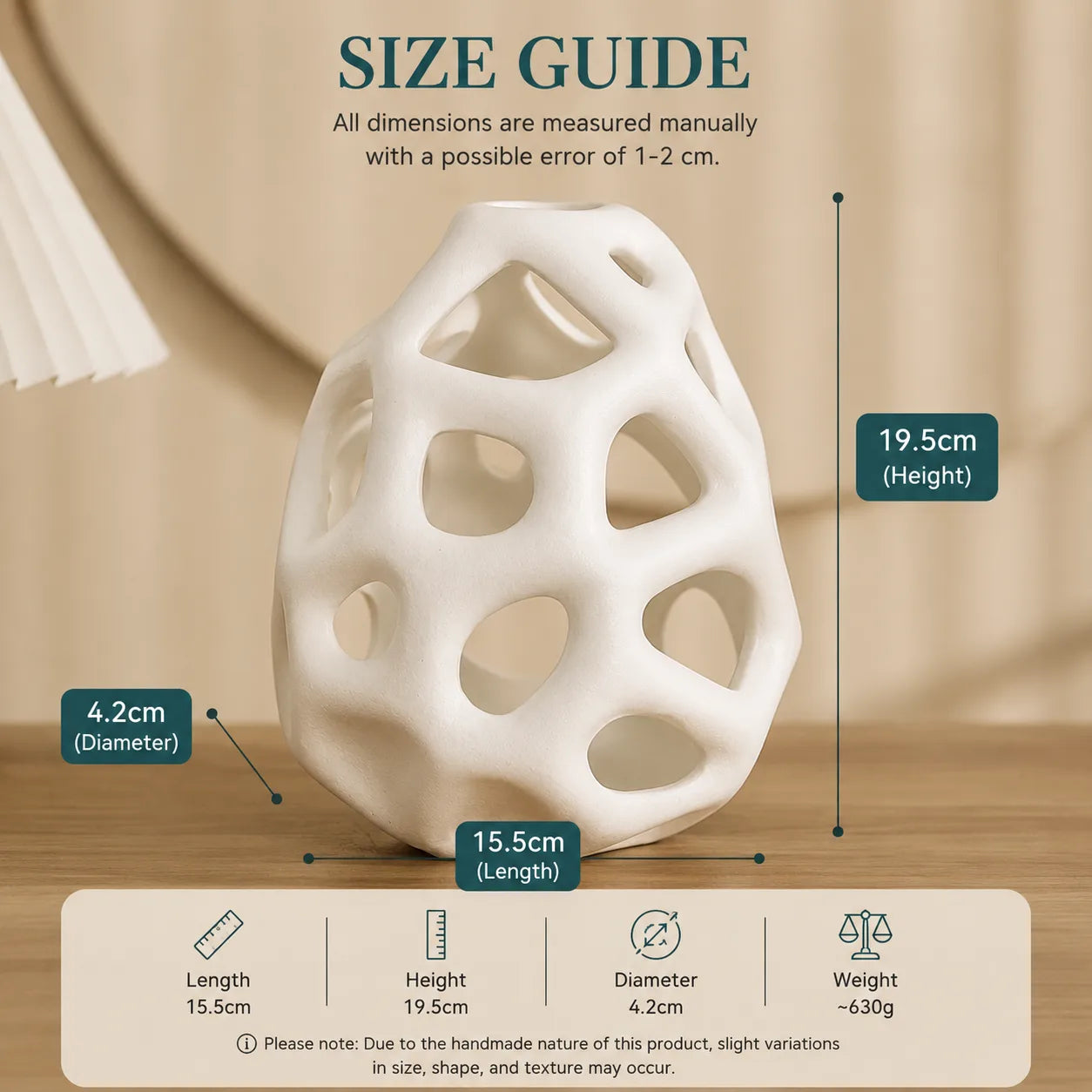 Nordic Ceramic Hollow Sphere Sculpture – Modern Minimalist Home Décor Accent