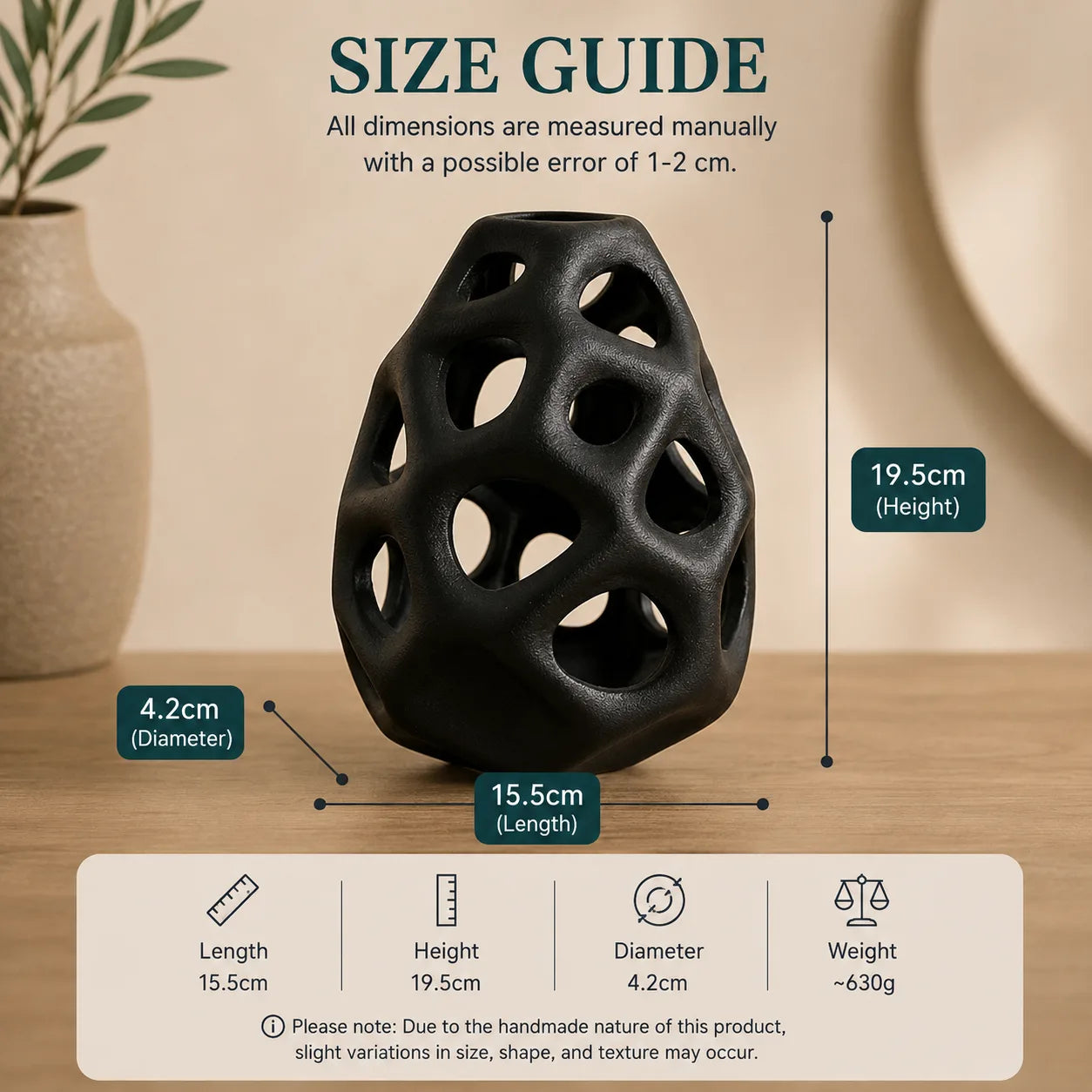 Nordic Ceramic Hollow Sphere Sculpture – Modern Minimalist Home Décor Accent