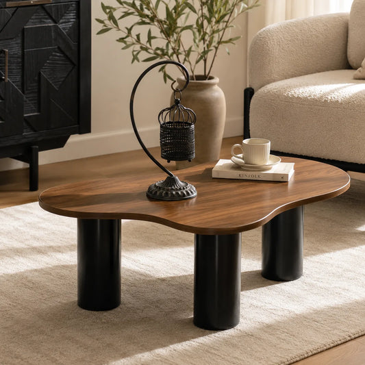 Cloud Coffee Table | Modern Walnut Wood Coffee Table
