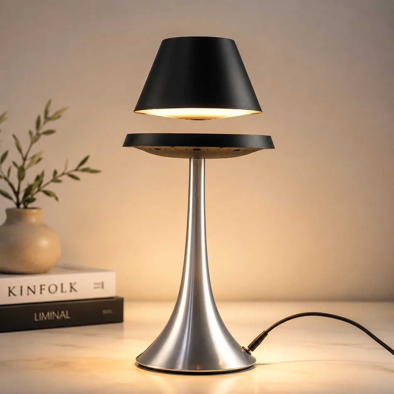 ORENVY Levita Magnetic Floating Table Lamp – Modern LED Ambient Light