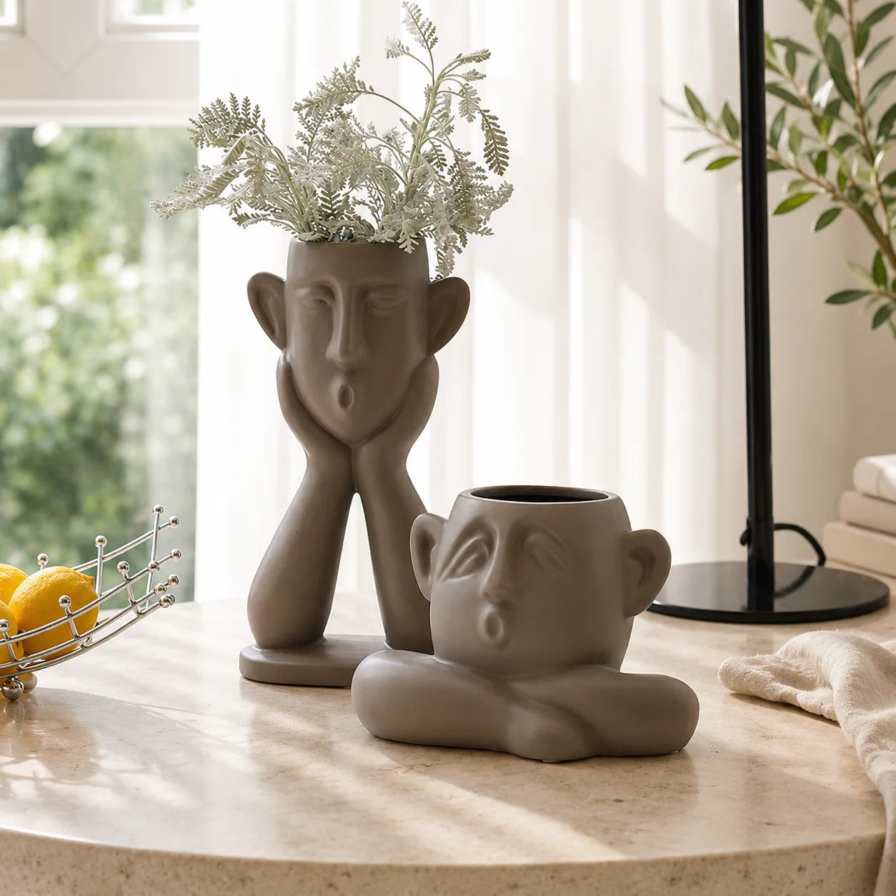 Ceramic Vase Decoration | Modern Minimalist Decorative Vase Set