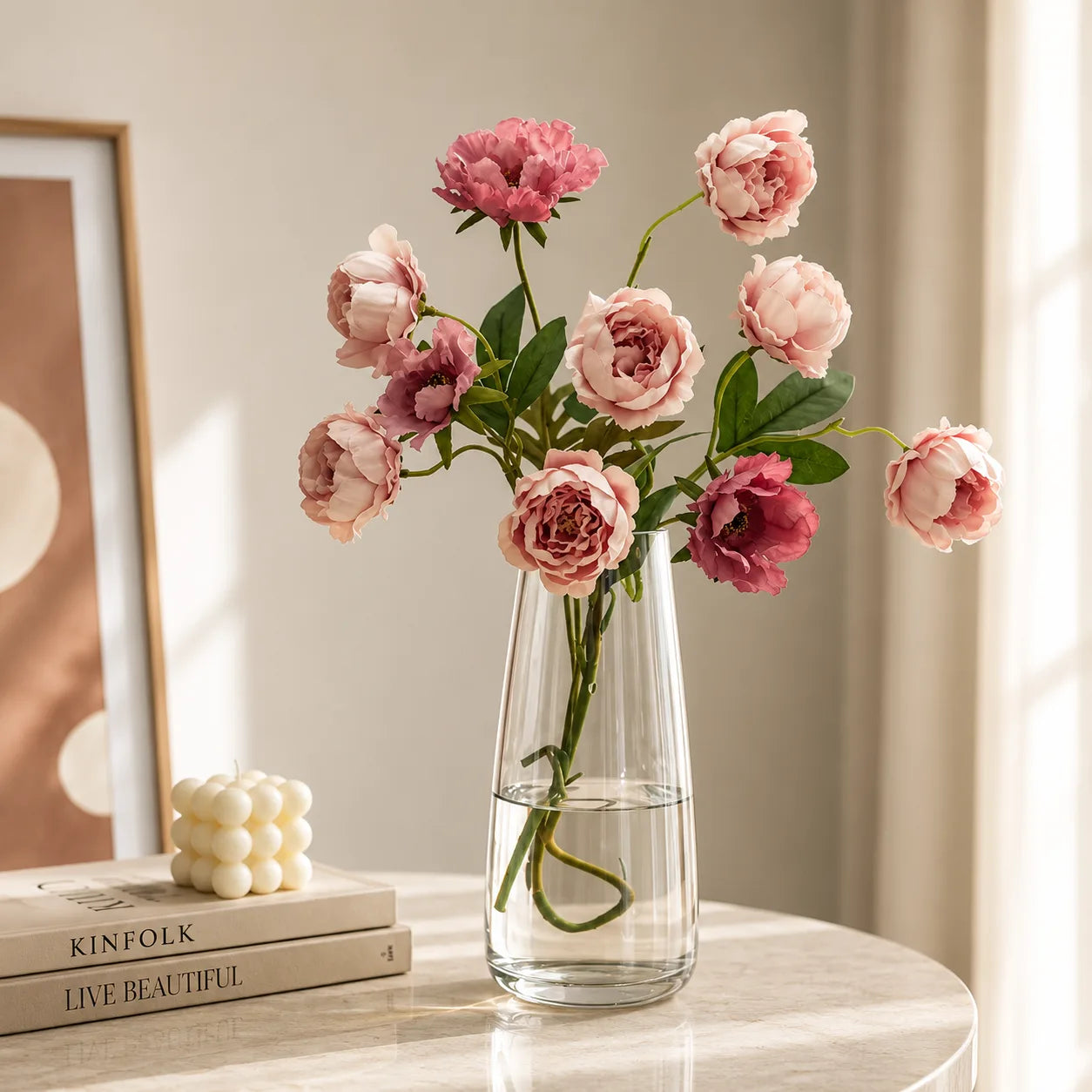 Modern Glass Vase | Elegant Scandinavian Home Décor