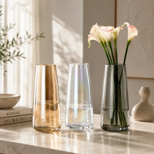 Modern Glass Vase | Elegant Scandinavian Home Décor