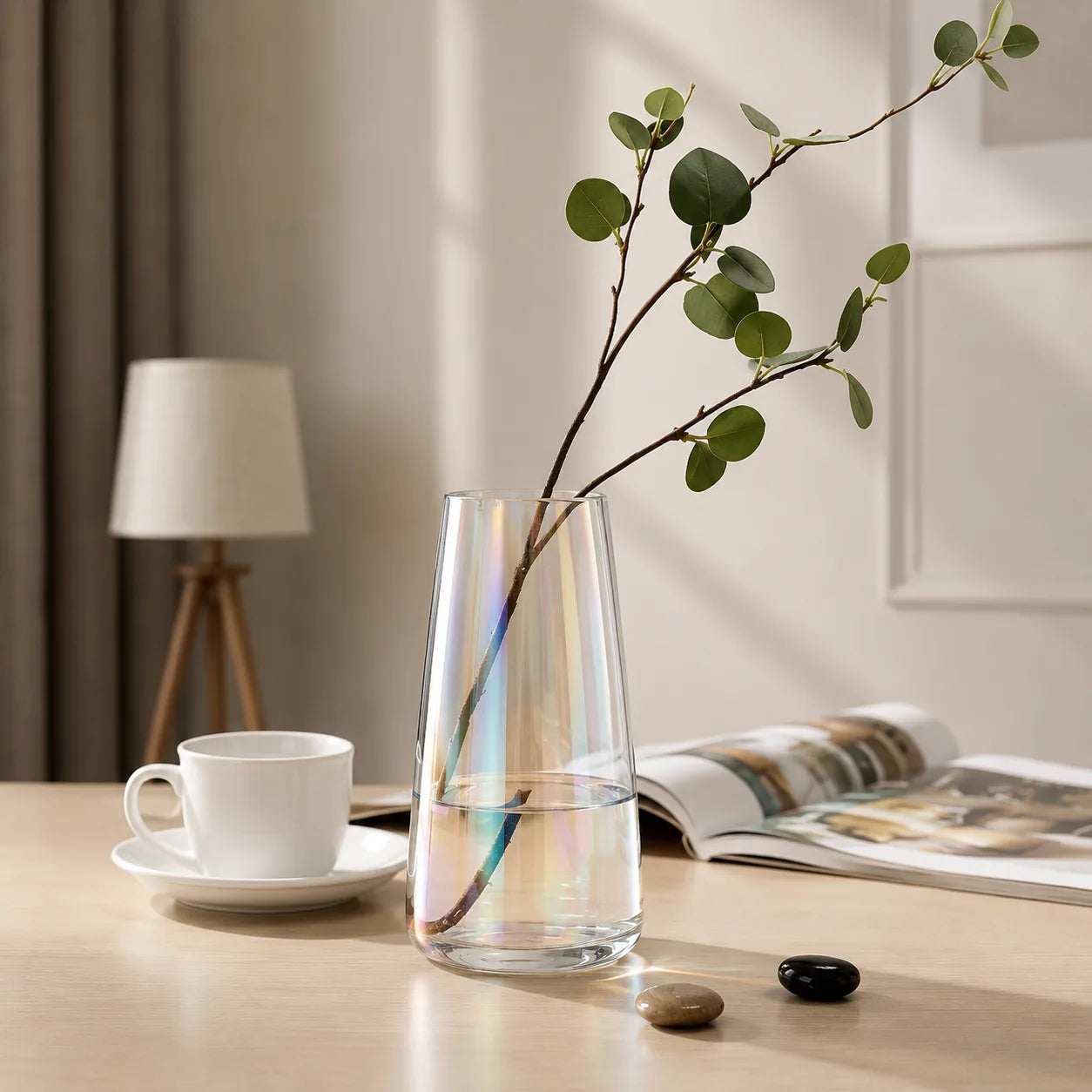Modern Glass Vase | Elegant Scandinavian Home Décor