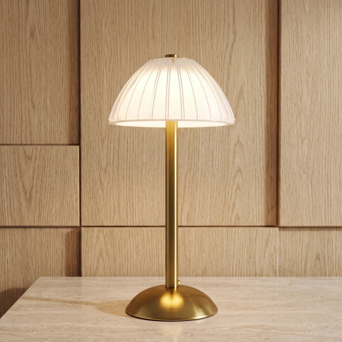 Rechargeable Cordless Crystal Table Lamp – Touch Control LED Bedside Light